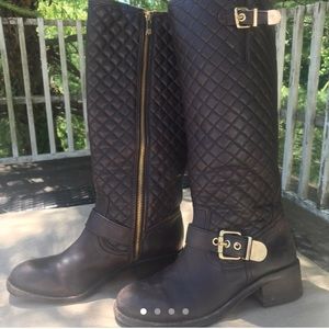 vince camuto quilted boots